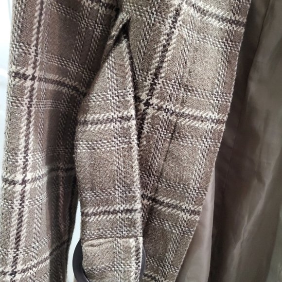 COSTA BLANCA-Canada- Plaid Peacoat- Size 4 (Wool Blend) - Picture 9 of 11